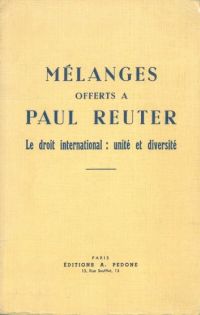 Le droit international : unité et diversité